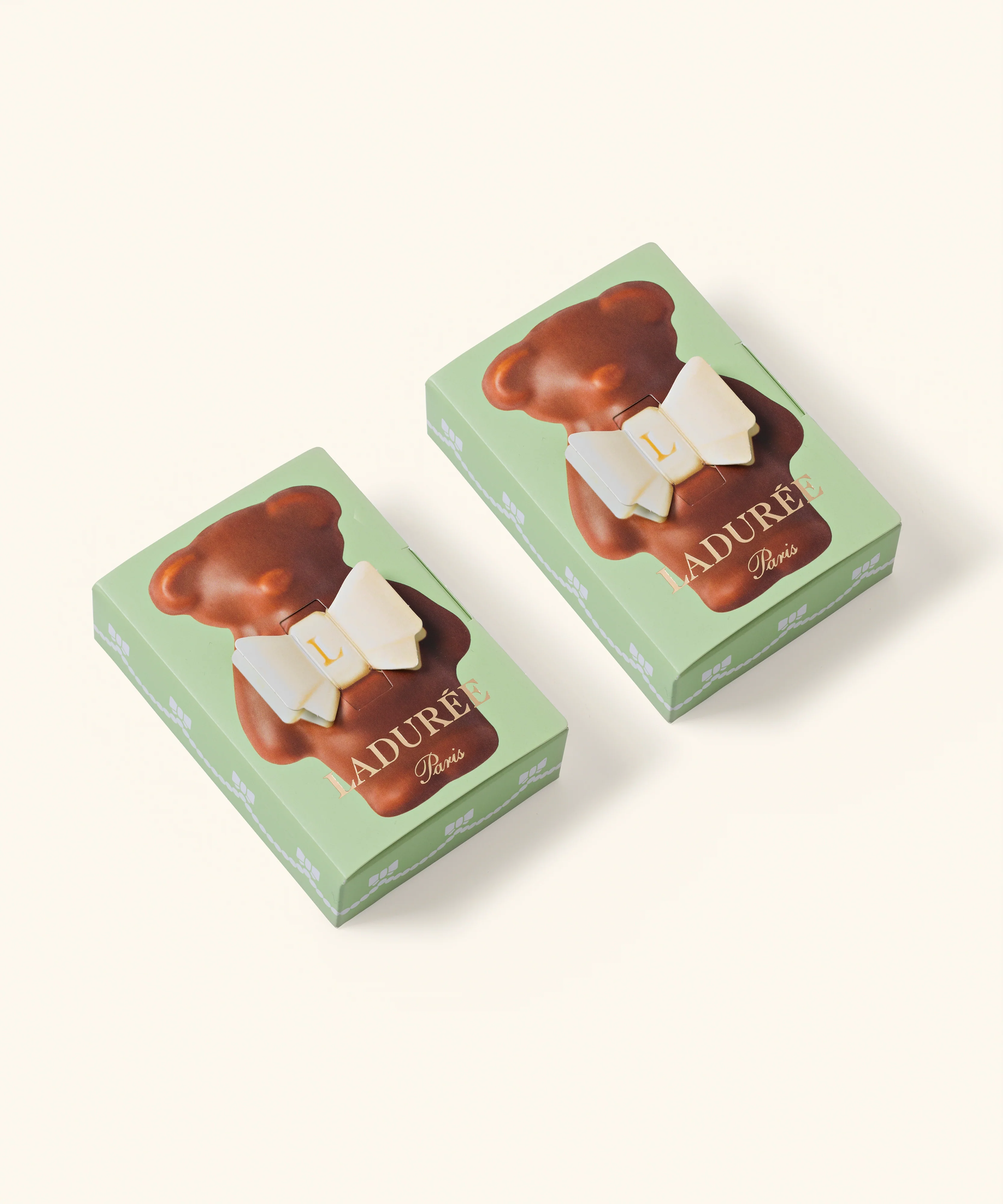 Duo d'oursons guimauve Ladurée - Chocolat au Lait - Image 3