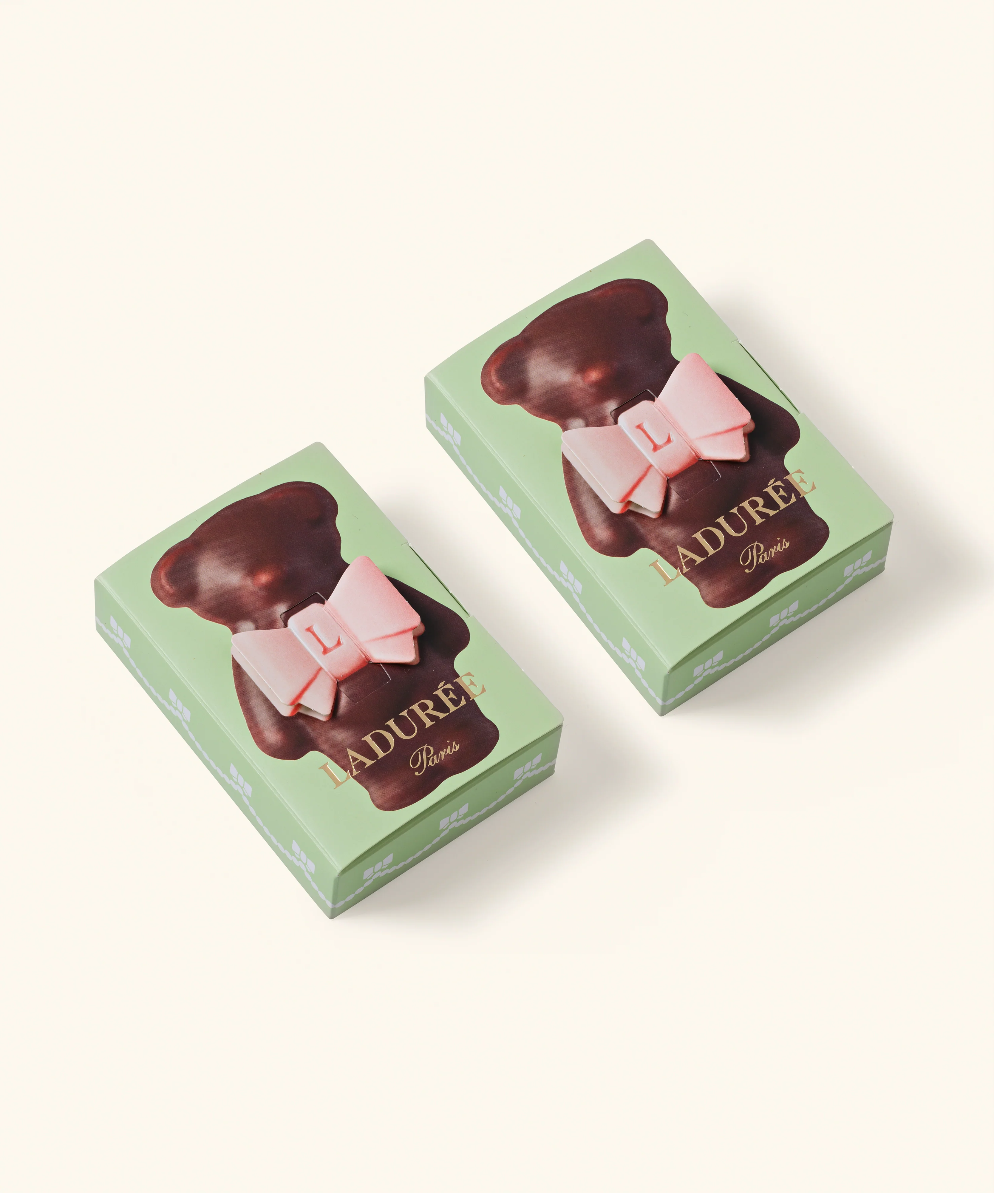 Duo d'oursons guimauve Ladurée - Chocolat Noir - Image 3