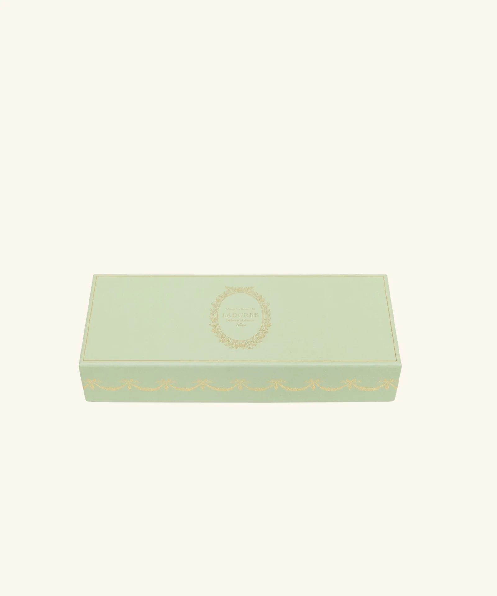 "Intemporel" 15 macarons gift box - green - Image 2