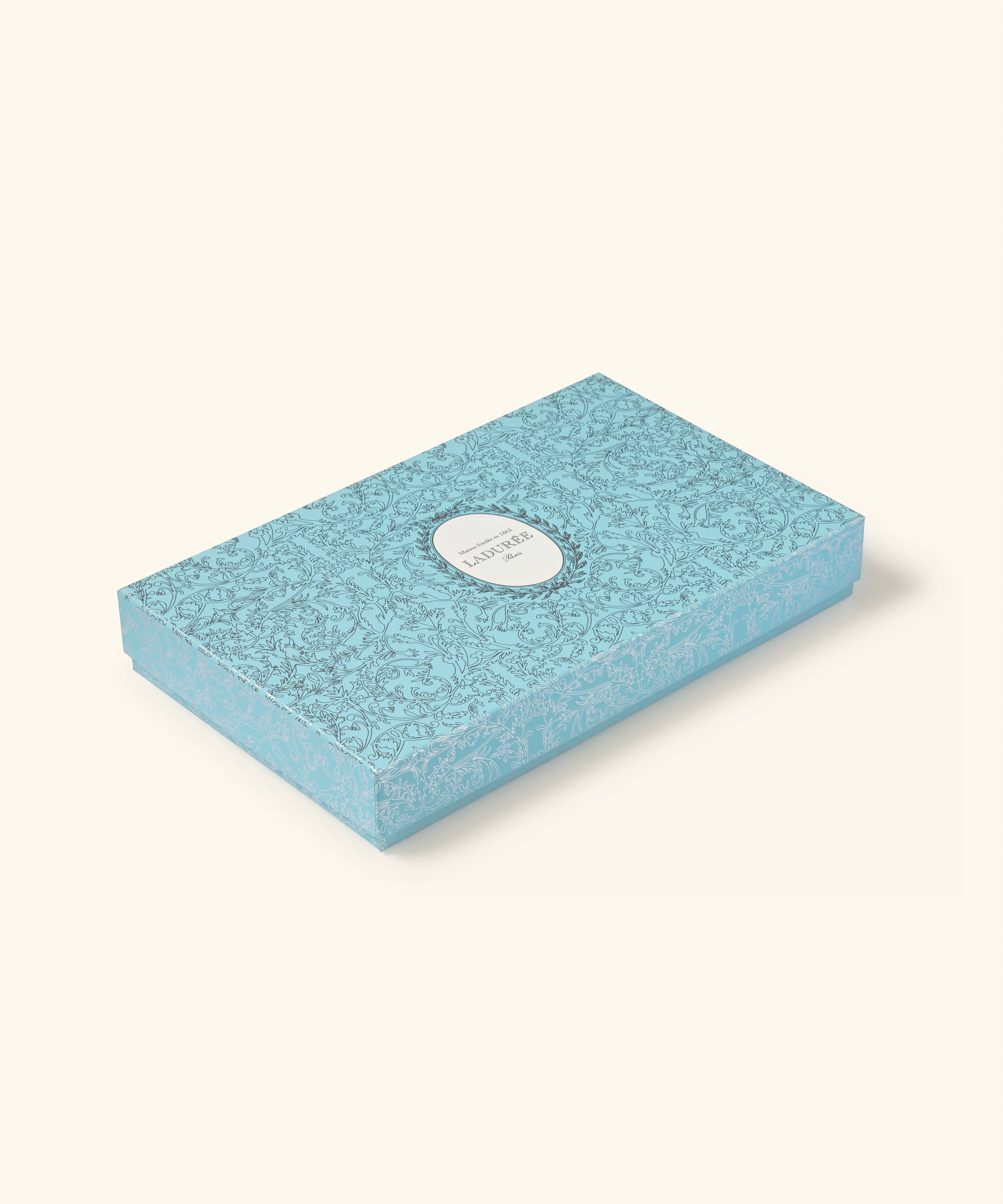 Coffret de 42 macarons "Arabesque" - bleu - Image 2