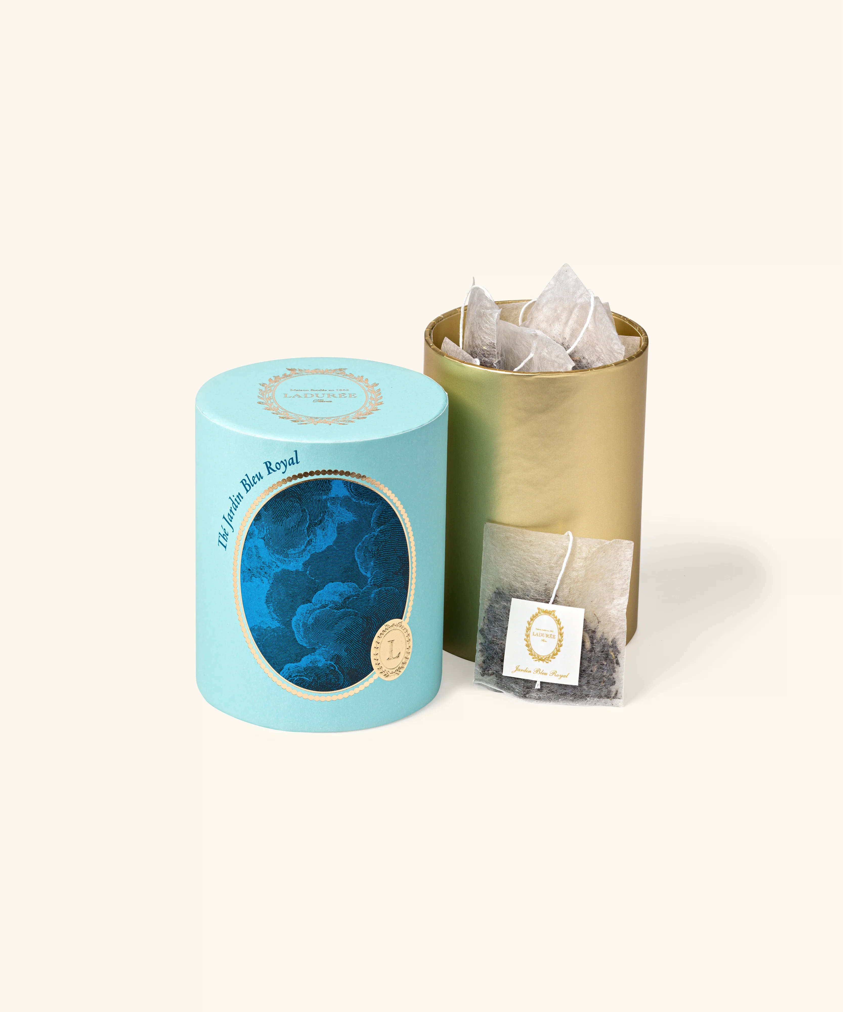 Boîte de thé Jardin Bleu Royal - Image 4
